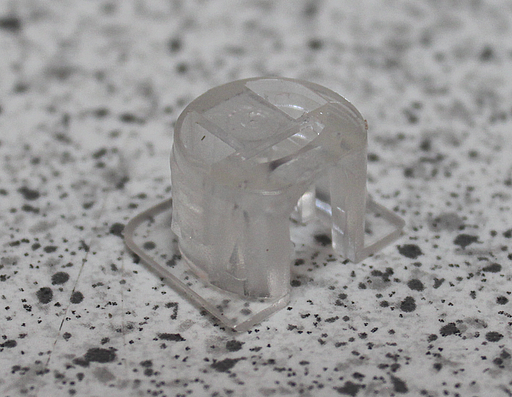 Hyldebærer Ø15x11,7 mm, transparent plastik