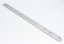 Ligejern 307x19x4 mm med 10 huller, silvermalet metal