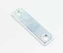 Ligejern 50x13x2 mm med 2 huller, elgalvaniseret
