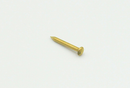 Messingsøm Ø1,4x13 mm m/Ø3 mm hoved, blank (10 stk)
