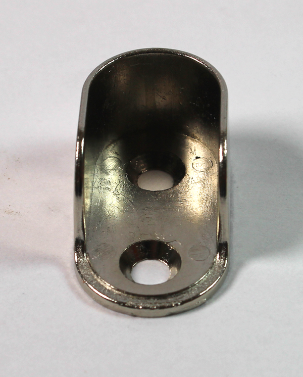 Bøjlestangsholder t/15x30 mm stang, metal (1 stk)