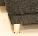 Sofaben Ø60x100 mm incl. beslag, blank chrom