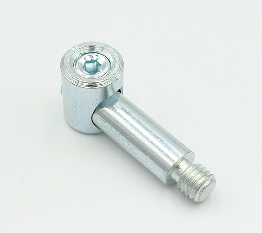 Sengebeslag m/milimetergevind M8, metal (sæt)