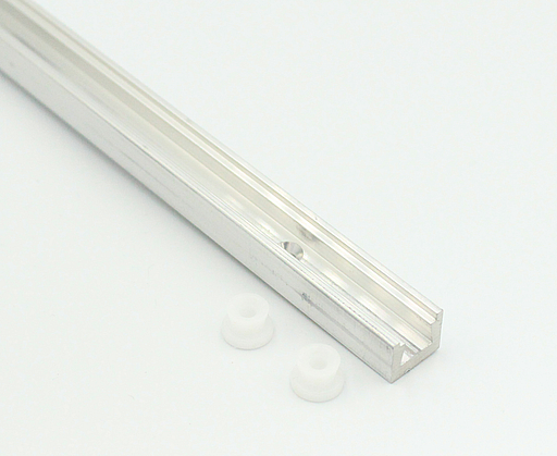 Skjult hyldeophæng 12x10x295 mm, aluminium (1 stk)