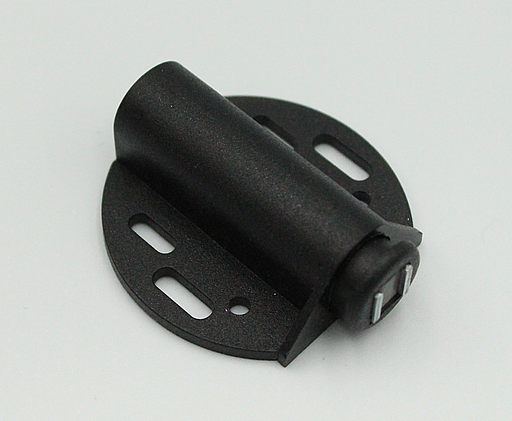 Lågeåbner "Push" med magnet 40x42 mm, sort