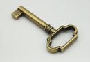 Møbelnøgle 59 mm, antik messing look