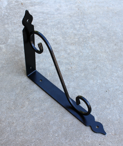 Hyldeknægt 242x190x30 mm, sortmalet metal - 2. sortering