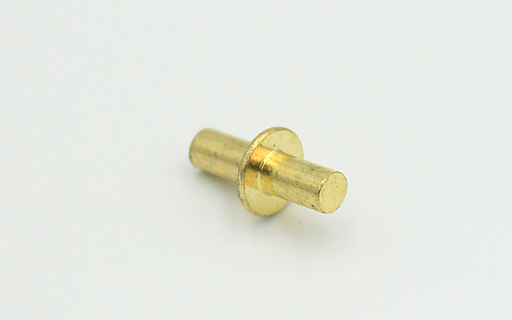 Hyldebærer Ø5/Ø5 mm - til Ø5 mm hul, messingfarvet (10 stk)