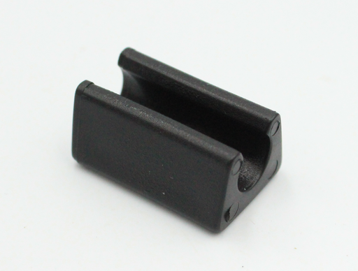 Plastikfod 30x19x14 mm til 10 mm tråd, sort