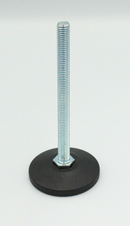 Stillefod m/fast fod M8, sort plastik