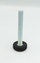 Stillefod m/fast fod M10, sort plastik