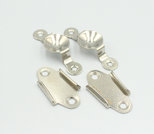 Spejlvippebeslag, metal (4 dele)