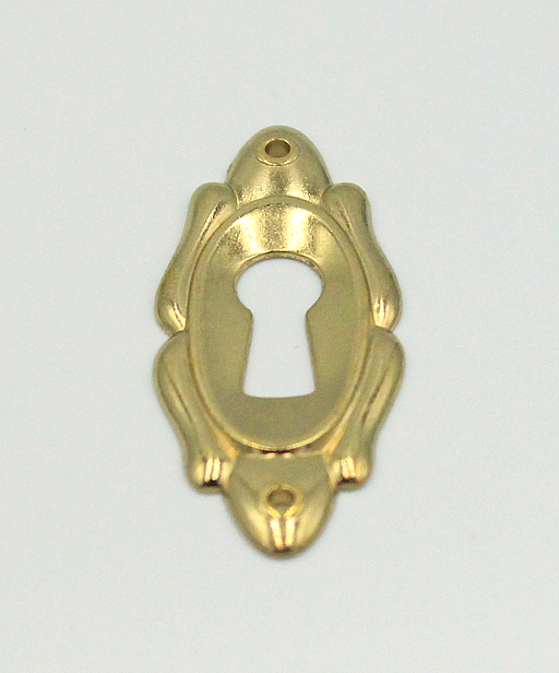 Nøglehulsbeslag 20x48 mm, messingbelagt