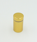 Ophæng til spejl og skilt Ø19x31 mm - stor, messingbelagt (1 stk)