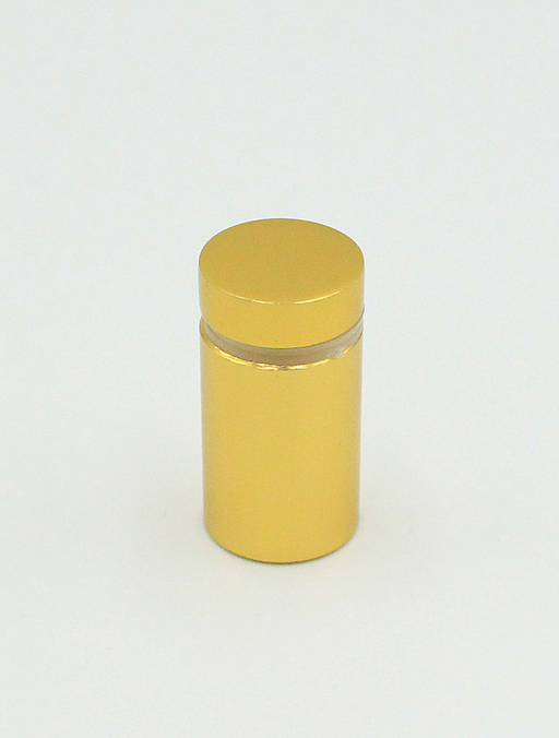 Ophæng til spejl og skilt Ø13x25 mm - lille, messingbelagt (1 stk)