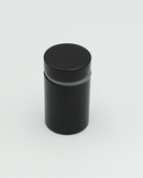 Ophæng til spejl og skilt Ø19x31 mm - stor, sort (1 stk)