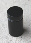 Ophæng til spejl og skilt Ø19x31 mm - stor, sort (1 stk)