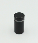 Ophæng til spejl og skilt Ø13x25 mm - lille, sort (1 stk)