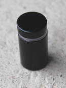 Ophæng til spejl og skilt Ø13x25 mm - lille, sort (1 stk)