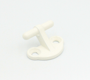 Stjerthage 34x18 mm - til vindue, hvidmalet metal