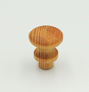 Træknag/træknop Ø23x29 mm m/Ø10x8 mm tap, olieret fyrretræ