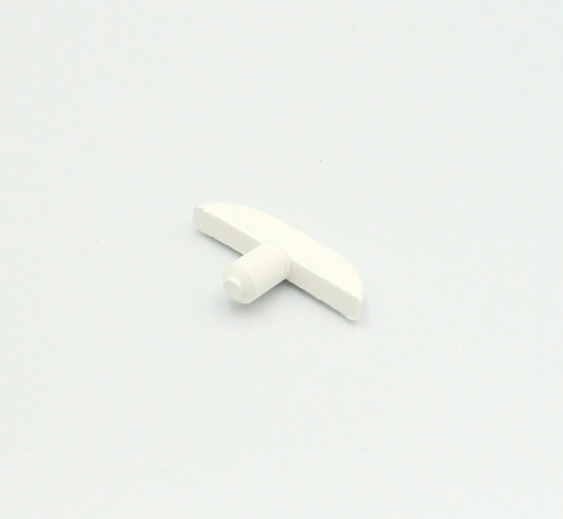 Hyldebærer Ø5 mm T-model, hvid plastik (10 stk)