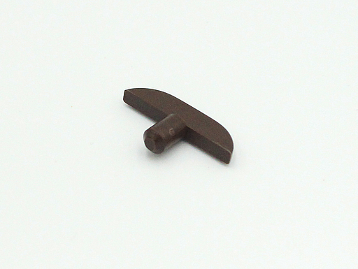 Hyldebærer Ø5 mm T-model, brun plastik (10 stk)