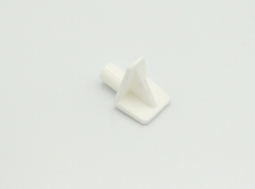 Hyldebærer Ø5 mm V-model, hvid plastik (10 stk)