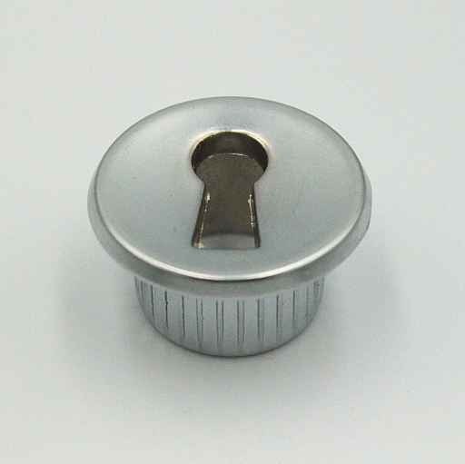Nøglehulsbeslag til indstik Ø26x14 mm, mat metal