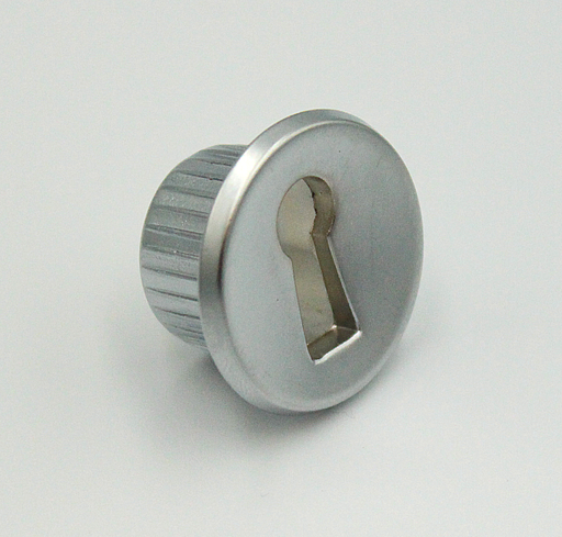 Nøglehulsbeslag til indstik Ø26x14 mm, mat metal