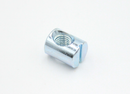 Tværbøsning m/forskudt hul M6xØ10x12,5 mm, elgalvaniseret