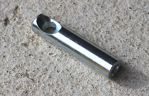Samlebeslag bolt M4xØ8x37 mm, metal (sæt)