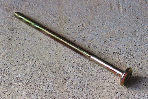 Bolt M6, gulgalvaniseret