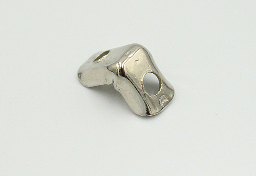 Hyldebærer vinkel 18x16x12 mm med 2 huller, elg (10 stk)