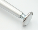 Møbelben (KUN 2 STK PÅ LAGER) til skabe konisk Ø25x250 mm, mat chrom - 2. sortering
