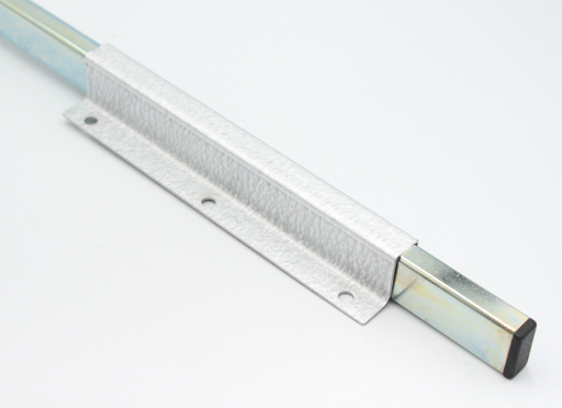 Udtræksstok t/endetillægsplade 10x20 mm incl. U-beslag, metal (1 stk af hver) - flere varianter