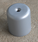 Plastikfod Ø40x45 mm, grå