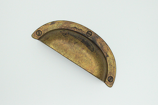 Skålegreb 64 mm c/c, antik brun