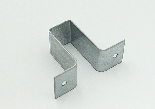 U-beslag 30x48x22 mm t/22 mm stok, elgalvaniseret