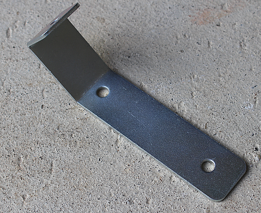 Stigebeslag 84x25 mm til rutsjebane, elgalvaniseret
