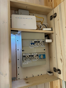 Skjult hængsel til låge uden kophul, metal