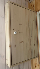 Skjult hængsel til låge uden kophul, metal