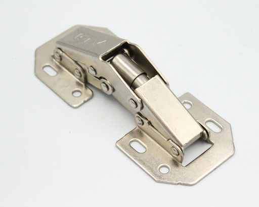 Skjult hængsel til låge uden kophul, metal