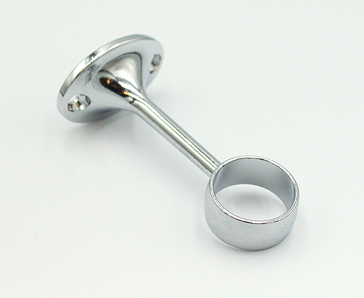 Bøjlestangsholder til Ø25 mm stang, blank (1 stk)