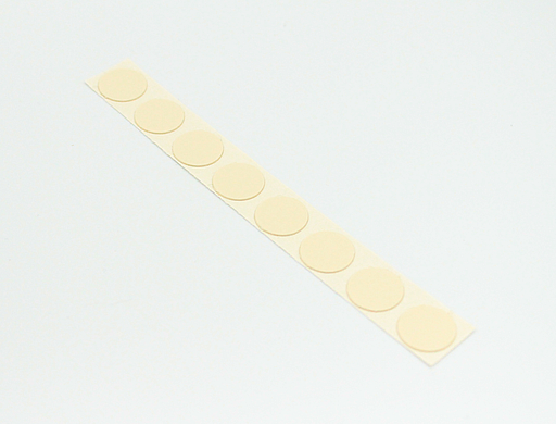 Selvklæbende dækhætte Ø13 mm, beige (8 stk)