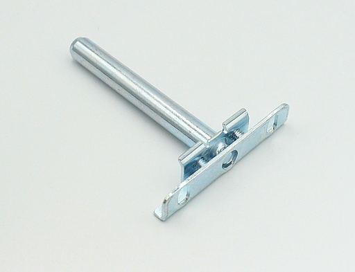 Skjult hyldebærer Ø12x88 mm m/bagplade t/svævehylde, elgalvaniseret