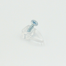 Spejlholder t/4 mm glas, transparent