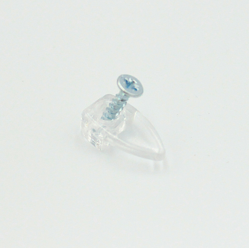 Spejlholder t/4 mm glas, transparent