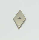 Dækplade til greb 55x27,5 mm, børstet metal