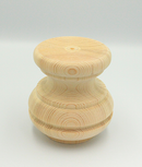 Kommodeben Ø81x85 mm, ubehandlet fyrretræ